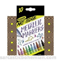 Crayola Art with Edge Metallic Markers 10ct Novelty B06ZYK74FT